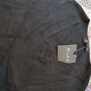 Black V-Neck Sweater